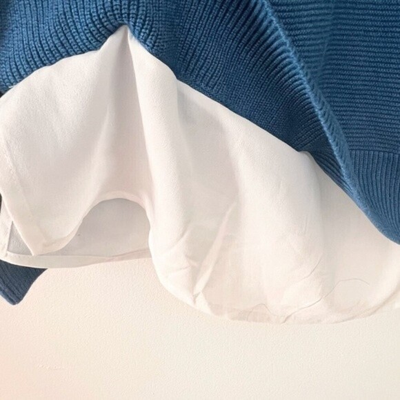 Women's HILARY RADLEY Sweater Pullovers Blue Viscose L. - Picture 6 of 7